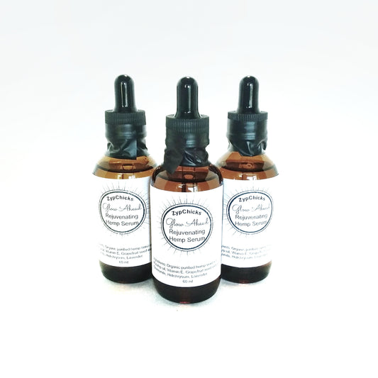 Face Serum | Glow Ahead Rejuvenating Hemp Serum | Hemp Oil
